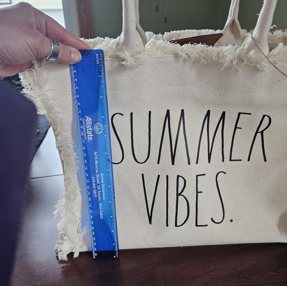 Rae Dunn Bundle NWT Beach Tote, sunglasses pouch, and small zip pouch. - Picture 5 of 11